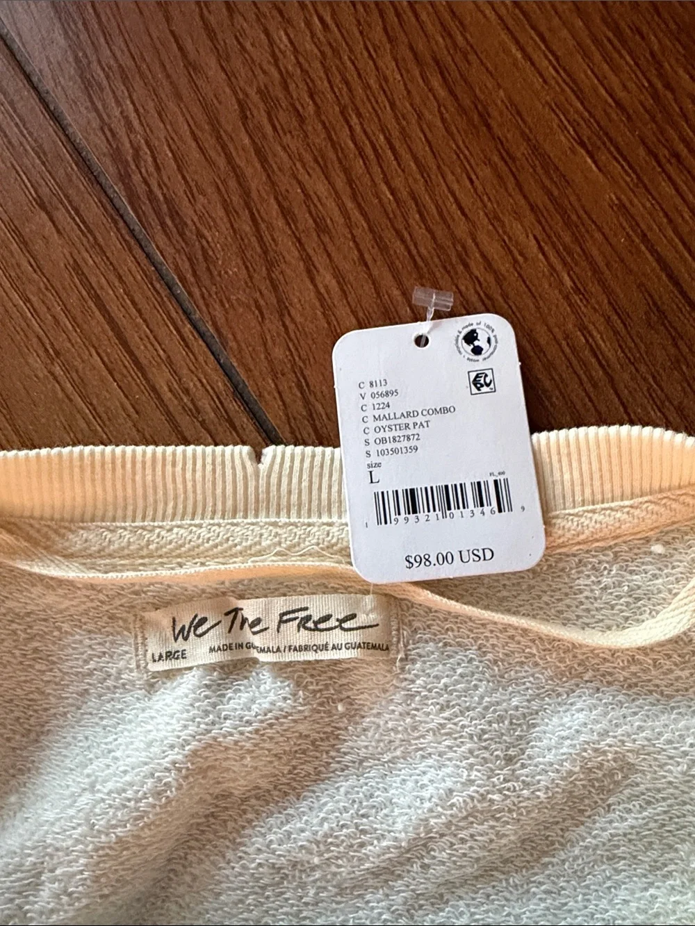 Free People Camden Mallard Duck Graphic Sweatshirt